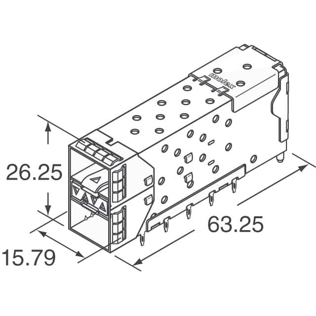 760905001 Molex  Steckbare Steckverbinderbaugruppen